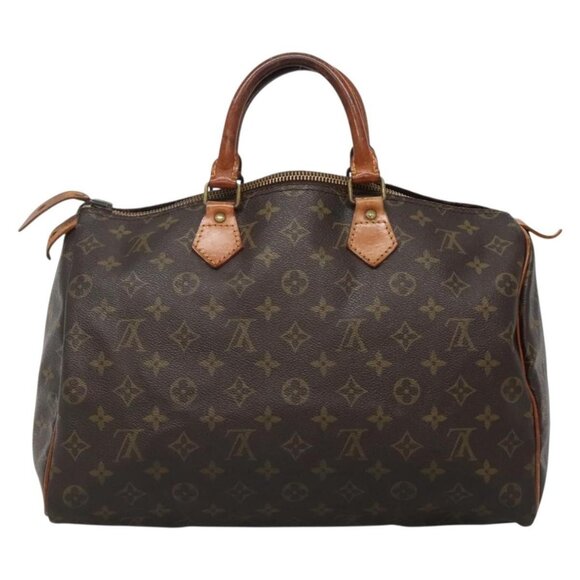 LOUIS VUITTON Monogram Speedy 35 Hand Bag - Picture 2 of 16